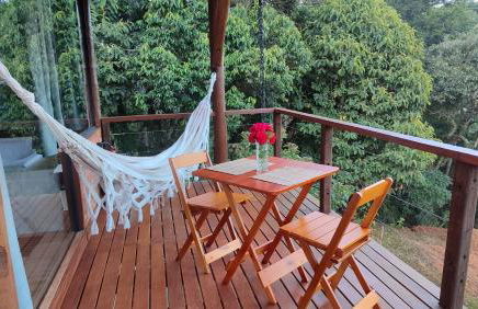 Chalé Valle dos sonhos romântico privativo com hidromassagem e lareira - Foto 32