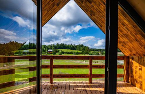 Przystanek Kistówko komfortowe domki z jacuzzi, staw wędkarski, kominek, las, przestrzeń - Foto 76