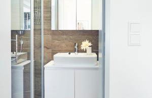 Historischer Ohlerich Speicher Wismar Apartment 18 mit Hafenblick- 2 Bäder - UNESCO Weltkulturerbe - Foto 9