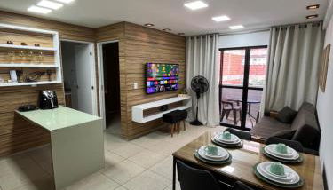 Quarto e sala completo de tudo na Ponta Verde a 300m da praia - Foto 1