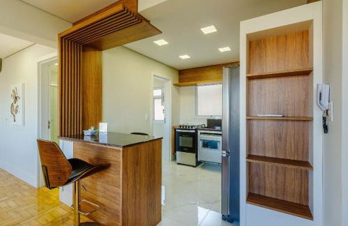 Apto 1 dorm., amplo e todo equipado, perto do Parcão - Foto 6