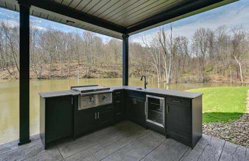 Family Retreat with Fire Pit and Yard in Mineral City - Foto 22