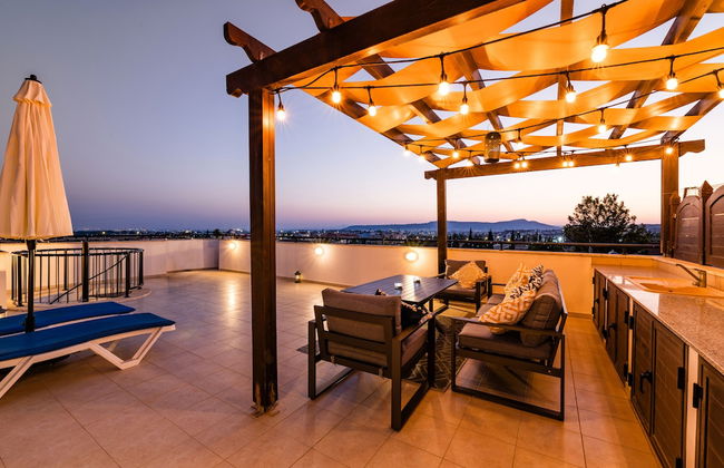 Private Roof Top Terrace Overlooking Pool in Pyla - Foto 12