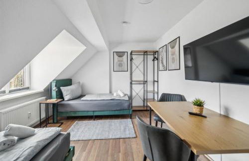 Larooms Merseburg - Apartment NS03 - 2 Zimmer - 4 Betten - Waschmaschine - Parkplatz - Balkon - Foto 8