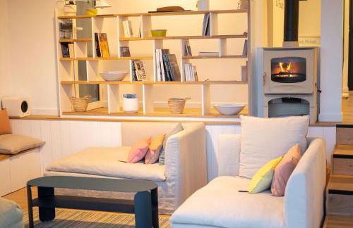 Villa Ponant 5 étoiles à Doëlan, piscine face mer - Foto 10