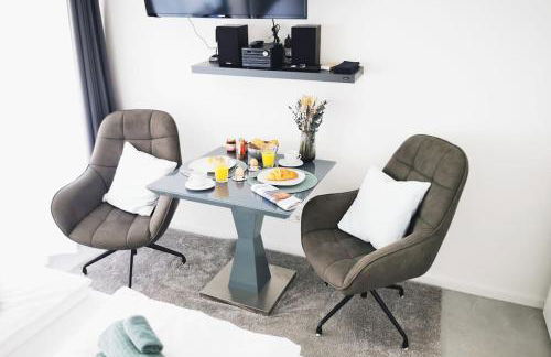 HH 06 by ROCKCHAIR - SUPERHOST Status - Modernes Apartment mit sonnigem Balkon & premium Boxspringbetten in Winterhude - Hamburg Top Geheimtipp - Foto 21