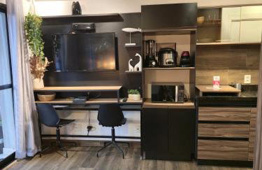 Studio for 02 guests WIFI 300MB air conditioner only twoo minutes of subway station LUZ SP - Foto 71