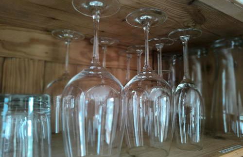 5Sterne Ferienwohnung im Fachwerk mit Bergblick in Alleinlage und großem Garten, Infrarotkabine - Foto 13