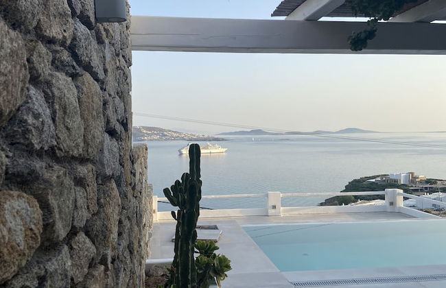 Mykonian Luxury Villa Azure w View Pool - Foto 39