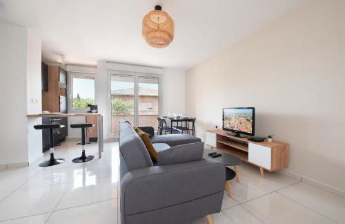 T2 balcon avec parking sécurisé et gratuit - Foto 6