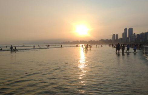 Apartamento na Praia Grande Vista ao Mar 1 quarto 100m da Areia - Foto 13