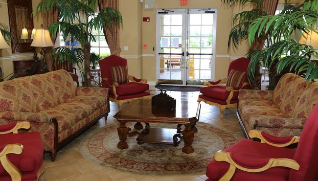 Zona de estar del vestíbulo