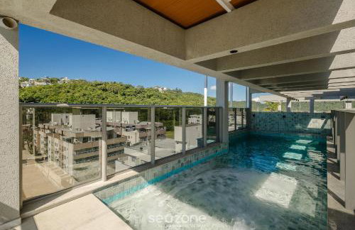 Sua estadia exclusiva com piscinas e jacuzzi a 500m da praia - ELF - Foto 16