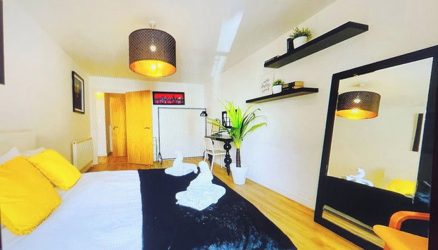 Bristol City Stays - 1 Bed - Pembroke Court - Foto 2, Quarto