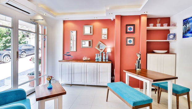 Zona de estar del vestíbulo