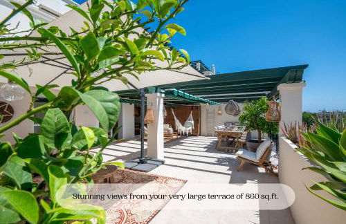 StayatSas Marbella, close to the beach, large 80 m2 terrace, large swimming pools, parking included, 10 minutes from the centre - Foto 11