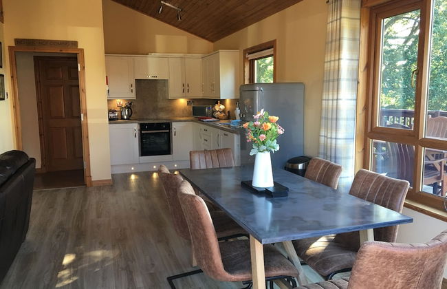 Silver Birch Lodge With Hot Tub Near Cupar, Fife - Foto 13