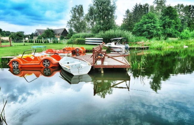 Cottage by Lake Ostrowieckie With Private Beach - Photo 42