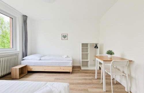 Tolstov Apartments - Monteurwohnungen - 3 Schlafzimmer - Küche - Balkon - Waschmaschine - 25 Min zur Messe DUS - Foto 9