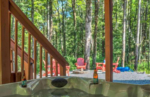 Secluded Log Cabin with Hot Tub Fire Pit Game Room - Foto 20