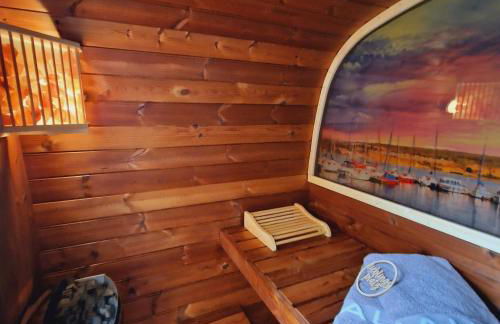 Ferienhaus SeeZeit direkt am Geiseltalsee mit Sauna und Fahrradgarage - Foto 9