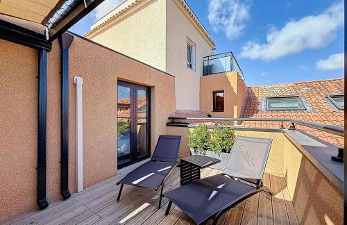 APPT T3 terrasse dans résidence bord de mer avec piscine - Foto 7