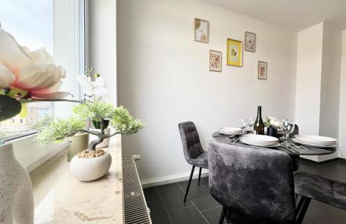 Zentrale City Ferienwohnung Essen 3 Zimmer Balkon Messe - Foto 25