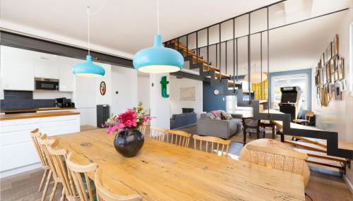 CHEZDAMDAM - la Villa du Thar - plage 300m piscine babyfoot arcade pingpong pétanque - Foto 2