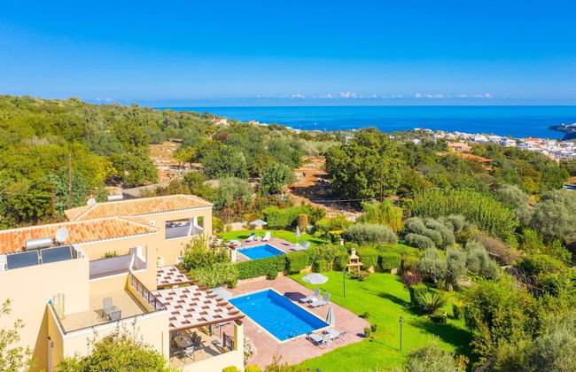 Villa Mary Large Private Pool Walk to Beach Sea Views A C Wifi - 1975 - Foto 9