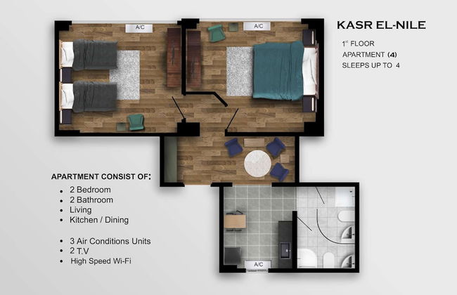 Royal Apartments in Cairo Down town - Foto 38