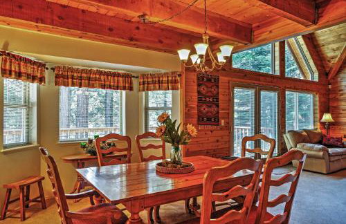 Hot Tub, Deck & Trail Access: Shaver Lake Cabin - Photo 7