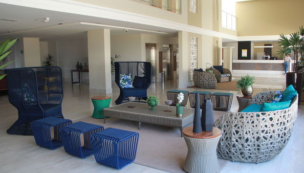 Sala de estar do lobby