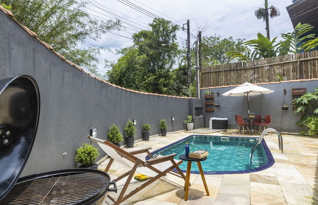 Casa Charmosa com Piscina - Barra do Una - Foto 30