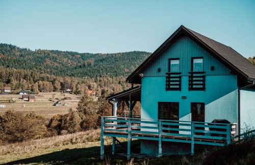 DOMEK NIEBIESKI W BESKIDZIE MAŁYM - Foto 44