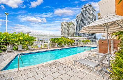 Midblock Midtown Miami High Floor 1B Suite W Spa Pool Gym - Foto 46