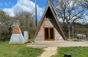 Aframe Tiny Home SILVA with private hot tub - Foto 1