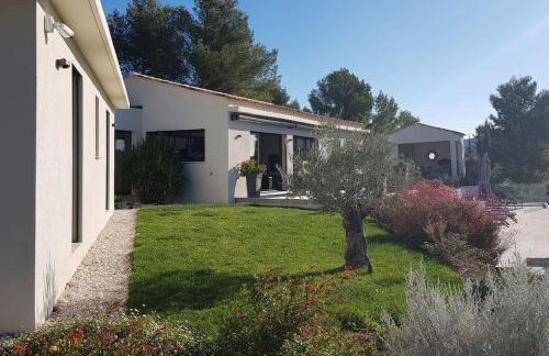VillaCadière Vue Mer et Vignes Piscine à débordement - Foto 56