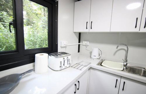 Sunset Retreat Cabin, Private Hot Tub with Mini Cinema Projector & Garden views - Foto 67