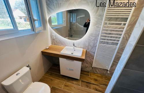 Les Mazades à 10 min de Périgueux avec piscine chauffée, meublé de tourisme classé 3 étoiles - Foto 16