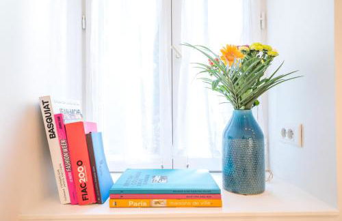 Eiffel Tower studio with terrace and AC - Foto 18