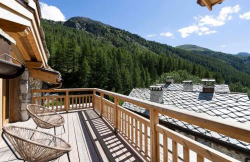 Appartement duplex à Val d'Isère, sauna, cheminée, 4 chambres en suite, parking, pour 8 personnes - FR-1-567-123 - Foto 2