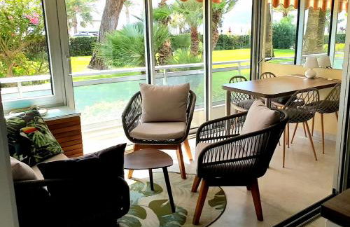 Garden and beach sea view apartment Cannes - Foto 4