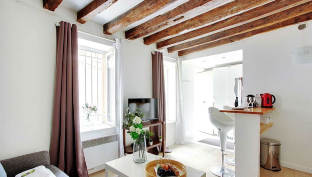 Cosy Studio 2P - Rue Mouffetard - Foto 5, Zona de estar