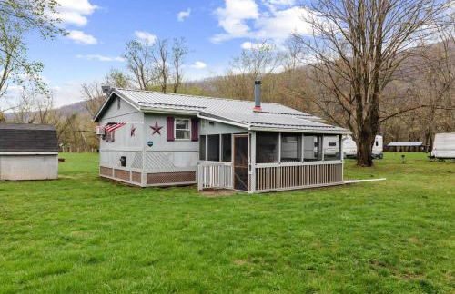 Riverfront Cabin Wood Stove Fire Pit & Grill - Foto 1