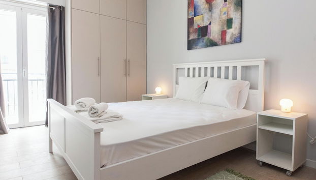 Fresh Exarcheia Studio w Balcony & Style - Foto 2, Habitación