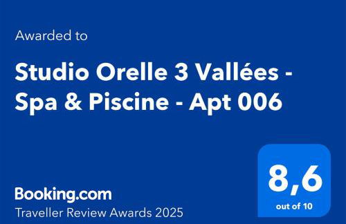 Studio avec coin montagne 4 personnes Orelle 3 Vallées - Spa & Piscine - Apt 006 - Foto 31