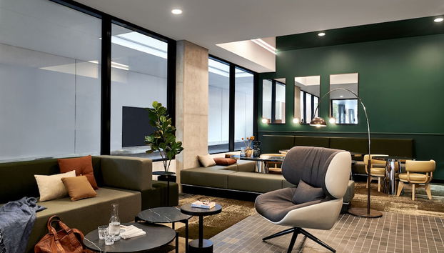 Zona de estar del vestíbulo