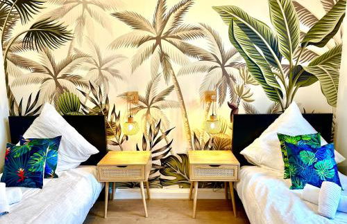 Dschungel Apartment, Netflix, Sonos, nahe Messe Düsseldorf, Helios Klinik, Innenstadt - Foto 1