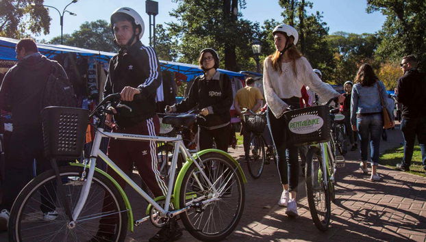 Recorriendo Buenos Aires en bicicleta