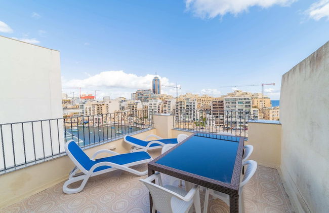 Amazing Views of Spinola Bay in Heart of St.julians - Foto 12